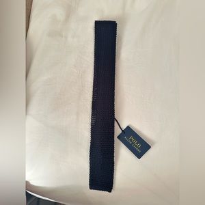 POLO RALPH LAUREN - Navy Woven Tie - NEW WITH TAGS!